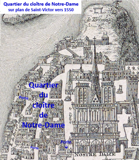 quartier du cloître Notre Dame