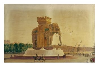 Le proejt d'éléphant de la Bastille