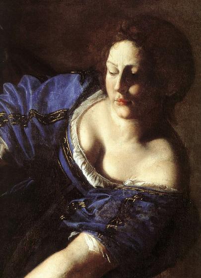 Artemisia Gentileschi , Judith (détail)