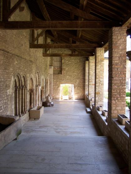 the cloister of Tournus