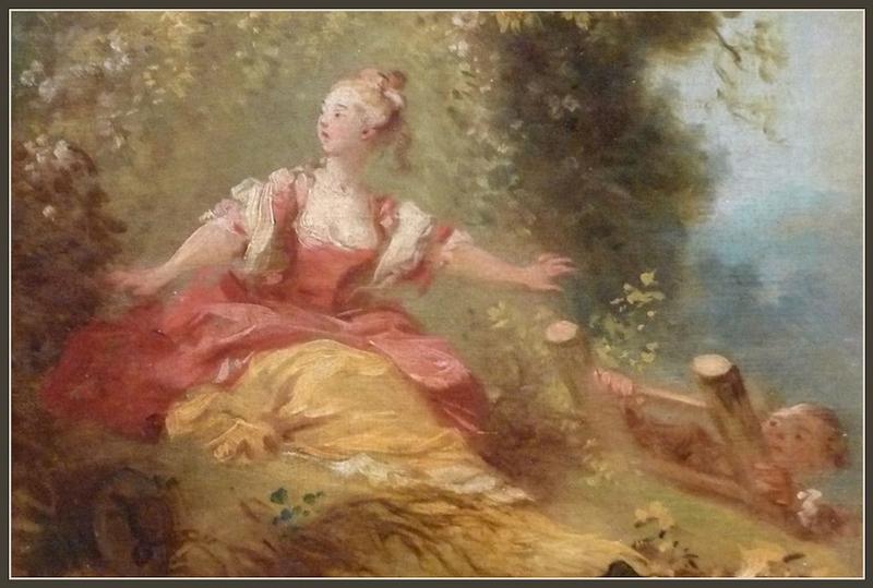 "La surprise" par Fragonard