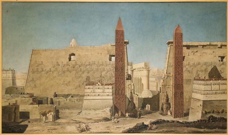 Érection de l'Obélisque de Louqsor, 25 octobre 183