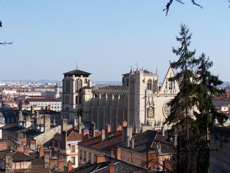 view on the old town from the top