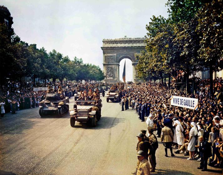 La Libération de Paris, août 1944.