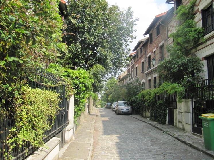 la rue du square Montsouris