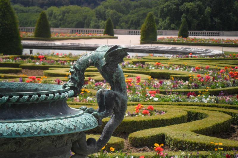 parterre de fleurs a Versailles