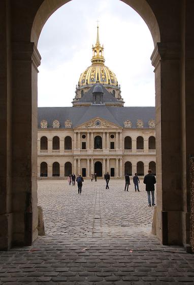 dôme des Invalides vu de la cour