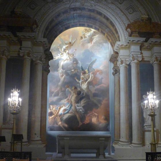 Trompe-l'oeil église ste Marguerite