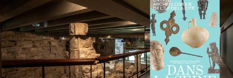 crypte archéologique de Paris dans l'île  Cité
