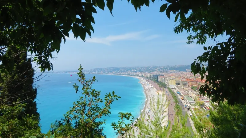 Vue de la colline du Château