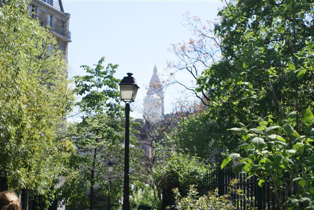 Montmartre sous la verdure