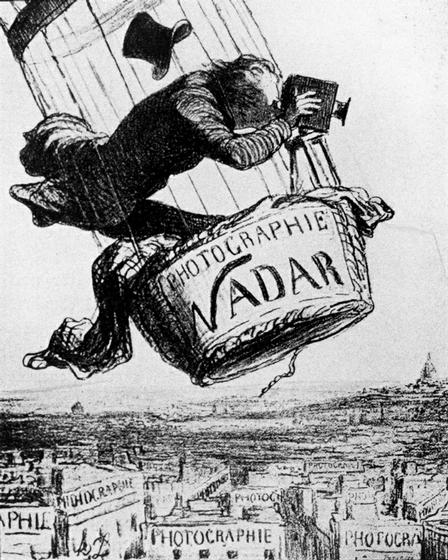Image évoquant Nadar, par Daumier